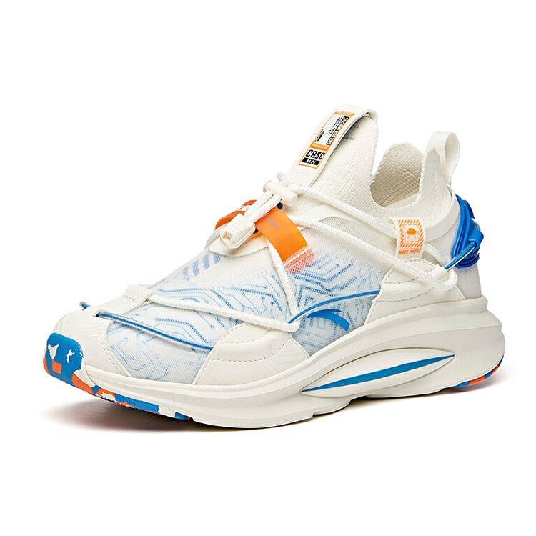 Anta China Aerospace Collaboration UFO Breathable Wear-Resistant Non-Slip Low-Top Running Shoes Men Running Shoes Extreme-Day-White 912045511-10