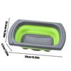 Collapsibles Colander Strainer Expandable Over The Sink Colander Foldable Large Colander Basket To Wash Vegetable Fruit