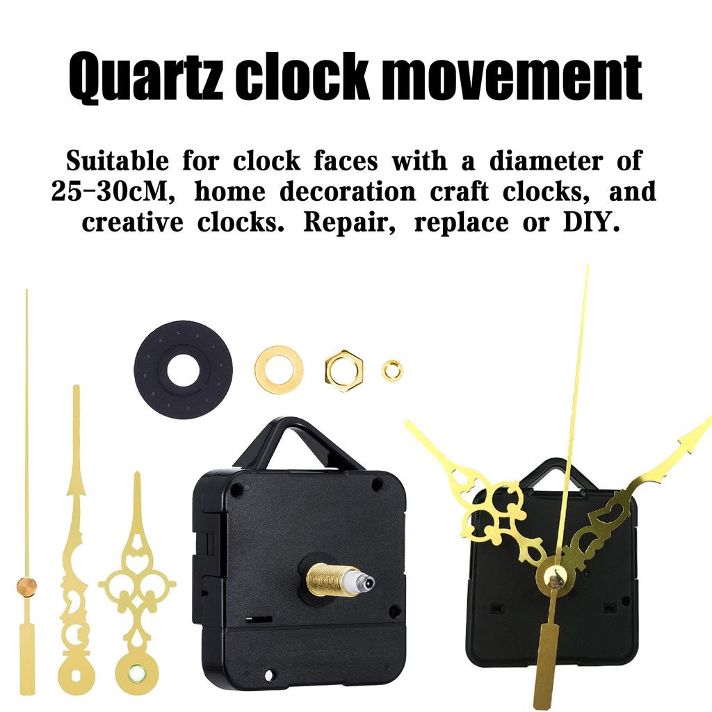 Quartz Clock Movement Mechanism Exquisitely Crafted Tool with Durable Material Suitable for Replacing Broken Parts