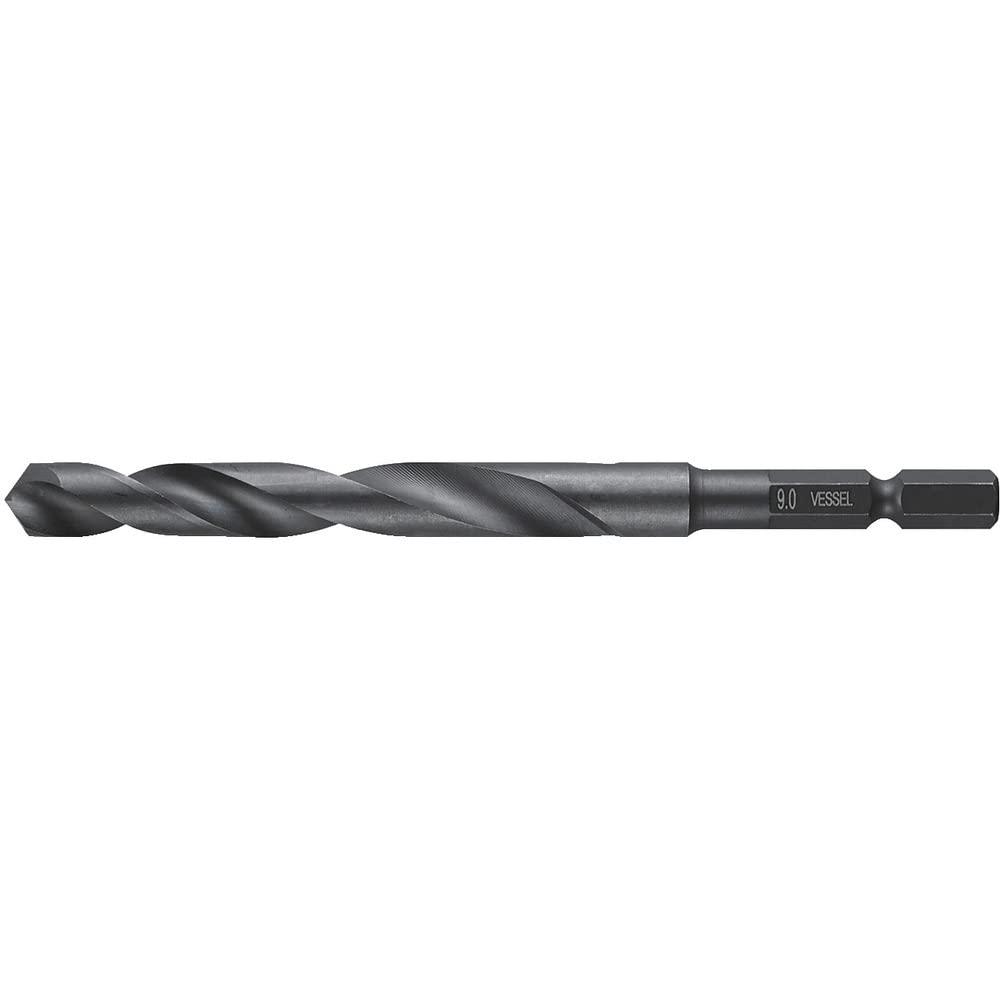 

VESSEL Kesaku Drill for Large Diameter Hole Drill Bit for Ironwork KMD-9.0 9.0mm