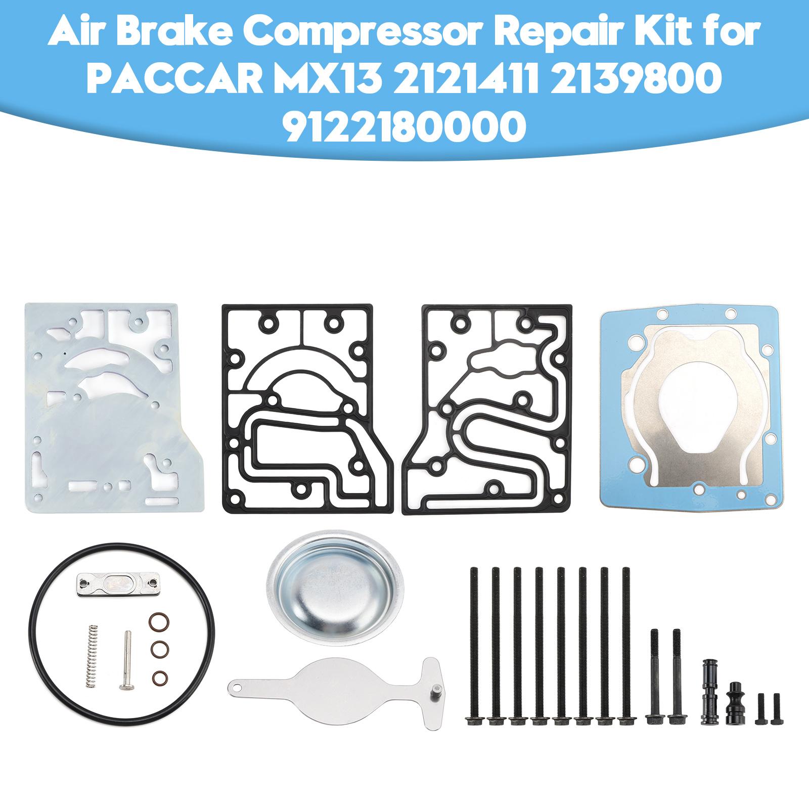 

Air Brake Compressor Repair Kit for PACCAR MX13 2121411 2139800 9122180000