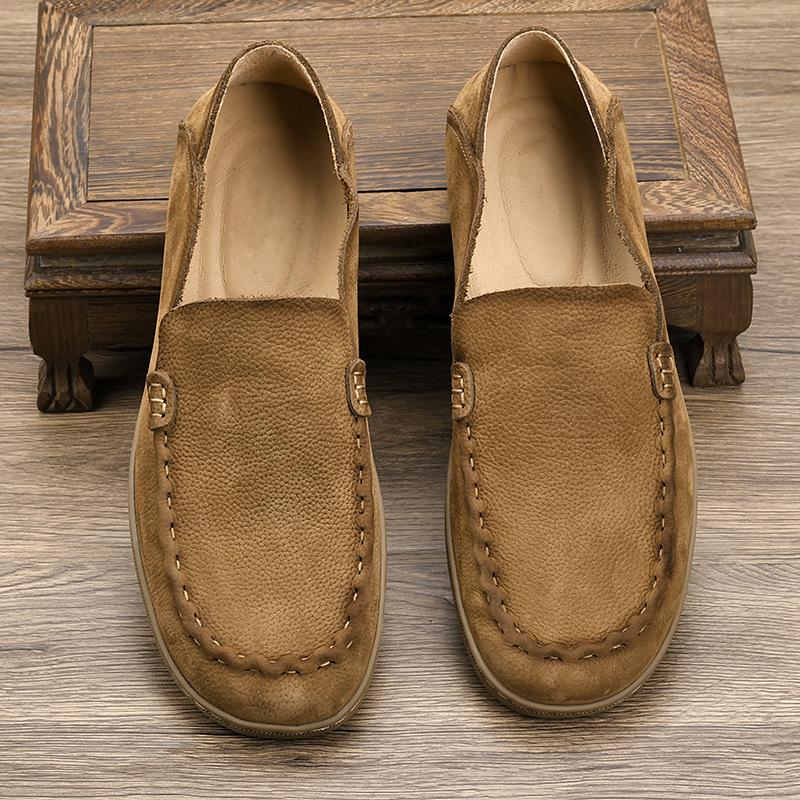 Genuine Leather Men Shoes Casual Italian Mens Loafers Moccasins Luxury Brand Formal Slip on Male Boat Shoes Zapatos De Hombre