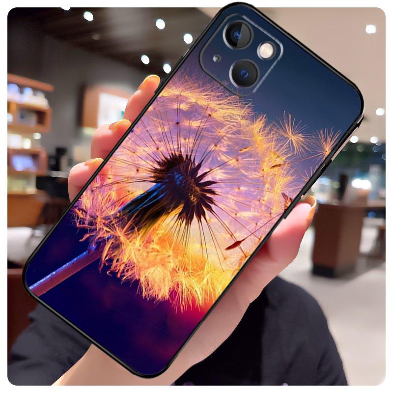 

Чехол Цветы одуванчика для iPhone 16 Pro Max 14 13 12 11 15 17 Pro Max mini 15 16 Plus 16e 17 Air Чехол для телефона iPhone 12 Pro