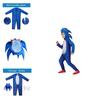 Costume Deluxe de Sonic le Hérisson pour Enfant Combinaison pour Halloween Cosplay