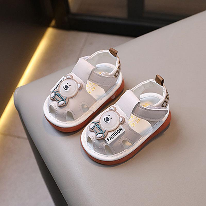 Baby Summer Soft Sole Shoes With Magic Tape For Newborns And Toddler Boys Girls