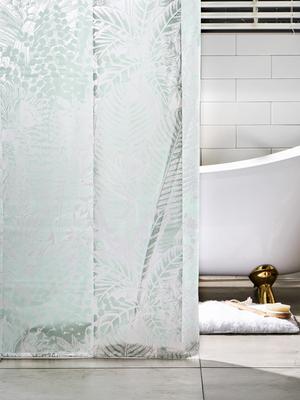 Surfinia Premium Eva Shower Curtain Palm Tree
