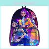 Kpop Demon Hunters Cartoon Pattern Oxford Cloth Student Backpack