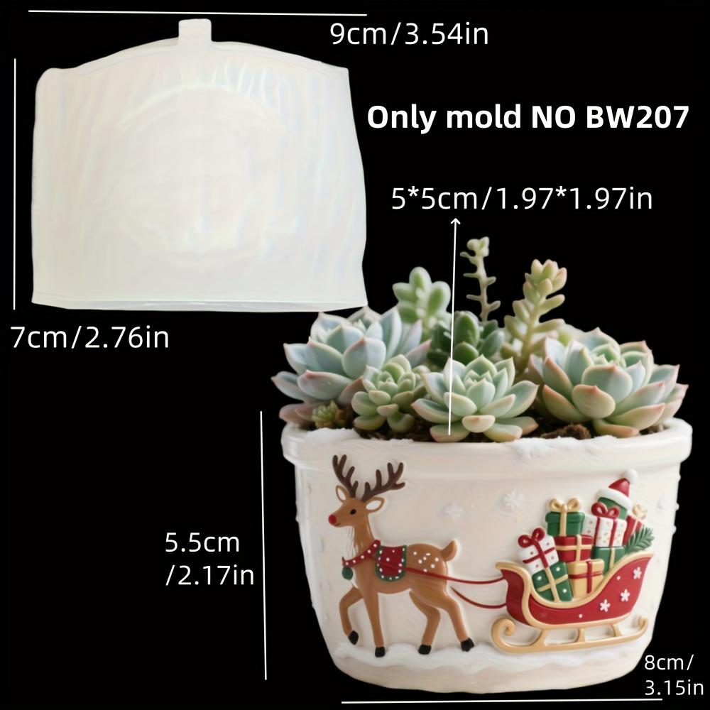 Mushroom Vase Resin Silicone Mold Christmas Decor Mushroom Flower Pot Concrete Mould Christmas Gift Mushroom Vase Gypsum Molds