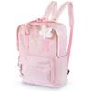 ROCO NAILS Mochila Grande Capacidade Escolar Rosa Claro Adequada para Alunos do Ensino Médio, Fundamental e Médio Perfeita para a Escola e