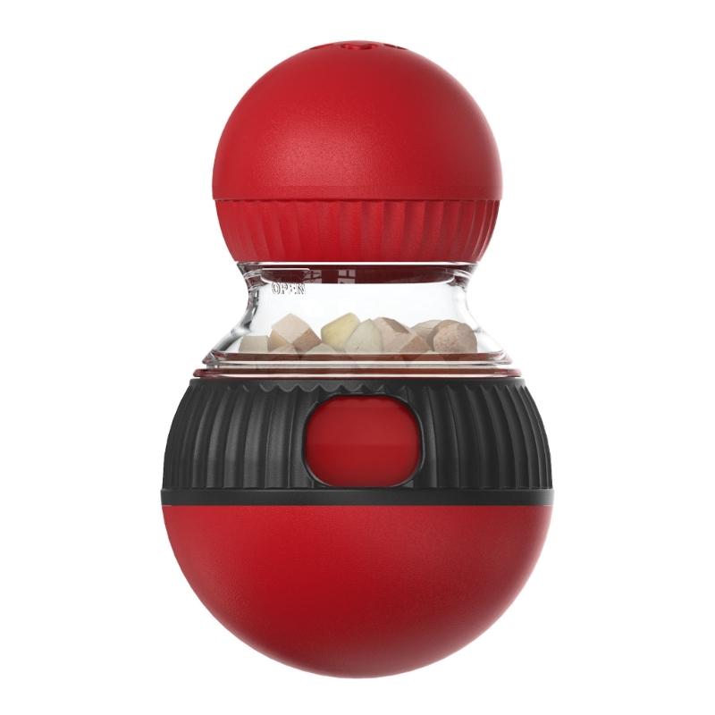 Dog Treat Dispensing Toy Ball Shape Leaking Food Slow Feeder Puzzle Interactive Pet Training Pet Game 1