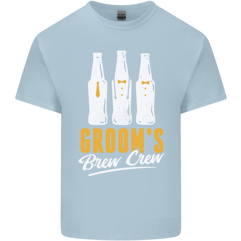 Grooms Brew Crew Beer Unisexs Light Cotton TShirt