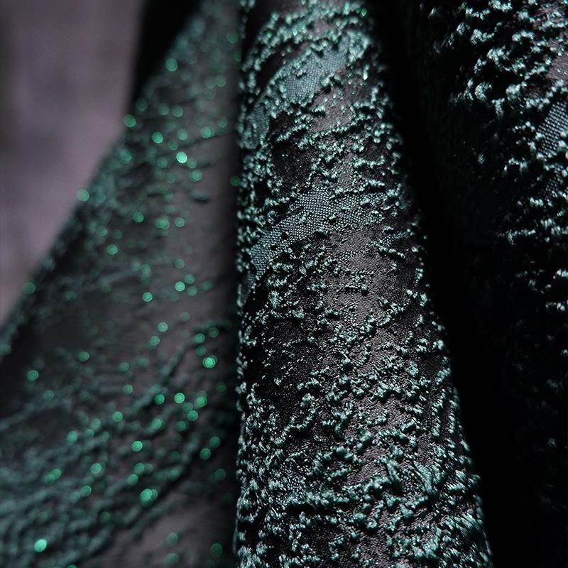 Abstract Irregular 3D Particle Pattern Jacquard Texture Fabric DIY Fashion Dress Coat Apparel Unique Texture Designer Fabric