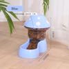 Cat Pet Automatic Feeder Water Dispenser Cute Mushroom Large Capacity Food Container Anti Spill Pet Bowl Water Storage supplies