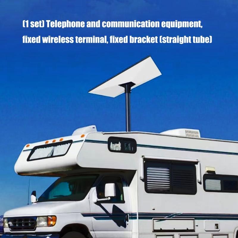 Antennas Mounting System Adjustable Angles Holder Rack for 4cm Pipe Weather Resistant Coating For Permanent Installation