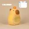 Capybara Shape Capybara Alarm Clock USB Rechargeable Bedside LED Clock  Desktop Decoration