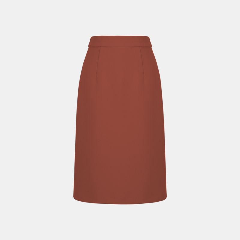 

Blue Rose Plus Size Women s Clothing Fall New Arrival Fashion Ol Suit Collar Work Clothing Suit Handsome Vest Coat Rust red waist skirt 4XL