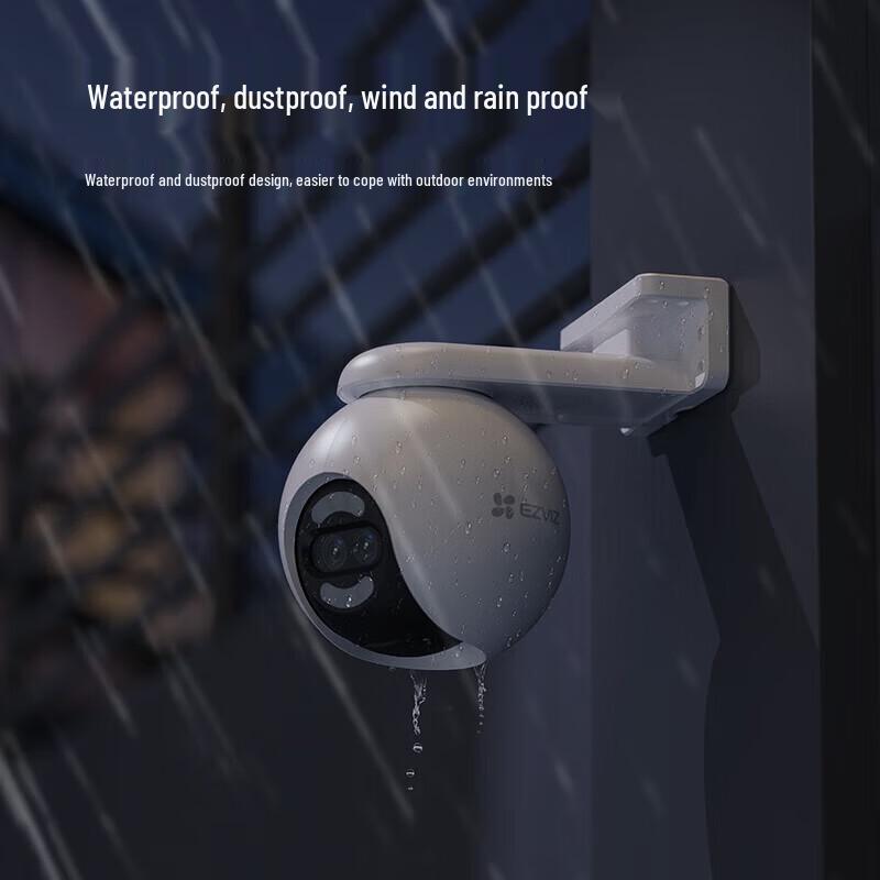 EZVIZ H80X 8MP 4K Telecamera di Sorveglianza PTZ WiFi da Esterno Spina CN (adattatore incluso)
