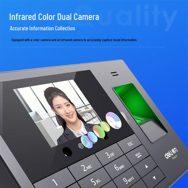 Deli Smart Cloud Time Clock CN plug (adapter included)