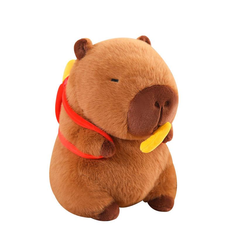 Pull French Fries Capybara Kapibara Plush Toy Birthday Party Capybara Plush Toy Furniture Ornament