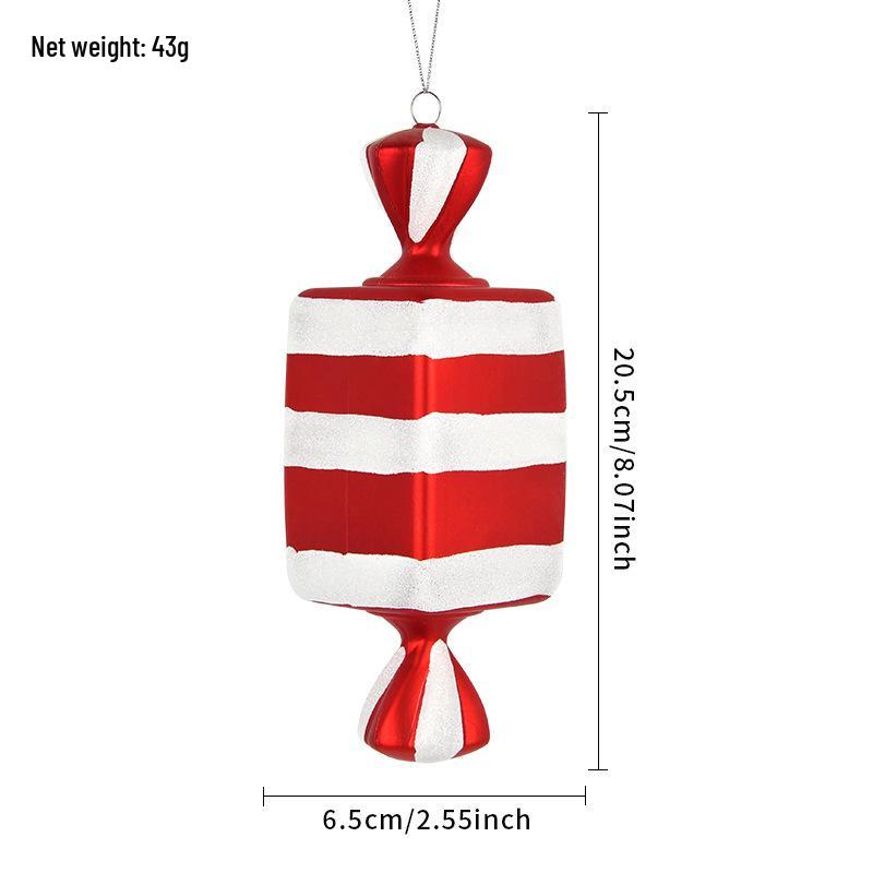 Electroplated Candy Pendants for Christmas Tree Decorations and Photography Props