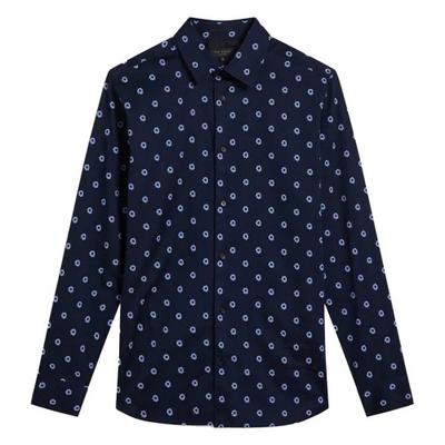 Men's KYME Ditsy Floral Long-Sleeved Shirt