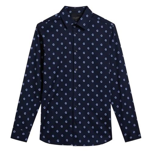 Ted Baker Mens KYME Ditsy Floral Long-Sleeved Shirt