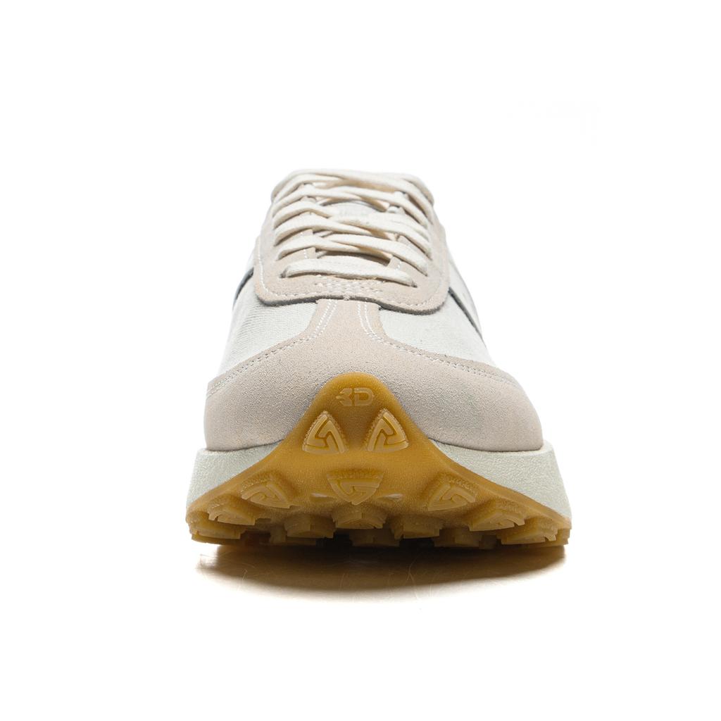 Li Ning Light Boat Reflective Trendy Sports Non-Slip Wear-Resistant Mid-Top Casual Shoes Unisex Casual Shoes Off-White AZGV073-3