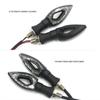 2 Pcs Universal 10mm Motorcycle Turn Signal,Waterproof LED Rear Indicator Light,fit for Honda Shadow Suzuki Harley Kawasaki Ducati Cruiser Dirt Bike