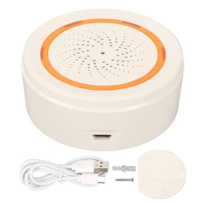 Smart Sirene Alarm 90dB Sound und Licht Sensor APP Fernbedienung Home Security Drahtlose Alarm für