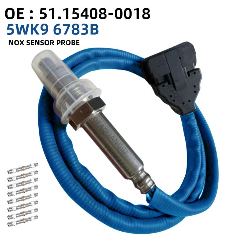 5WK96783B 5WK96783A 51154080018 51154080011 Nox sensor 24V Nitrogen Oxygen Sensor For MAN Truck TGX TGS TGL TGM Euro6 Truck For probe