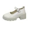 Coarse Heel Platform Single Shoes Small Leather Shoes Women's Fashion High Heel Lolit Shoes New Shoes Retro Mary Jane Shoes