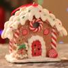 Christmas Small House Pendant Creative Xmas Tree Decorantions Hanging Ornament New Year Gift Home Decor