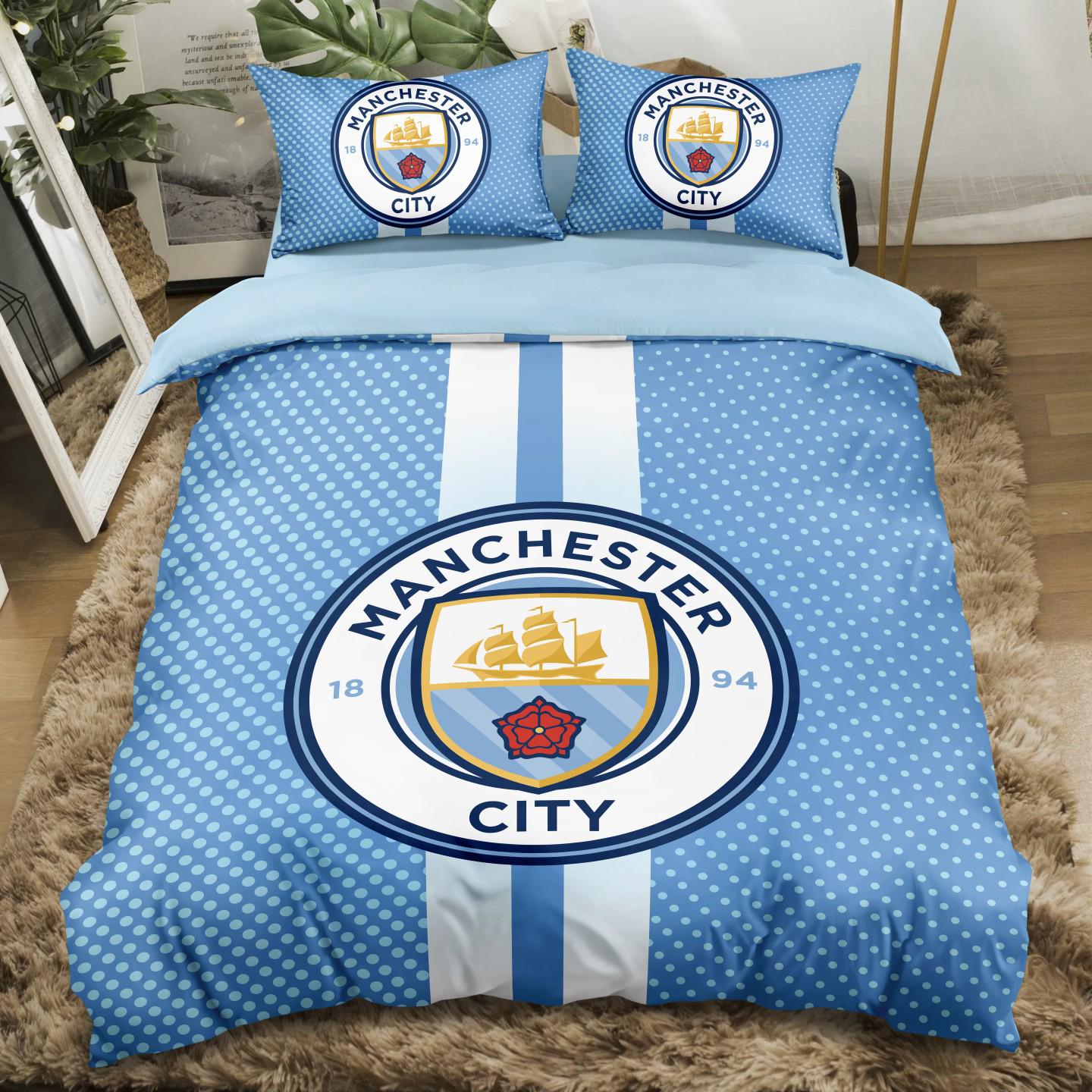 

3D Printing Football Team Bedding Set: Duvet Covers & Sheets 1.2m fitted three-piece - duvet 150x200