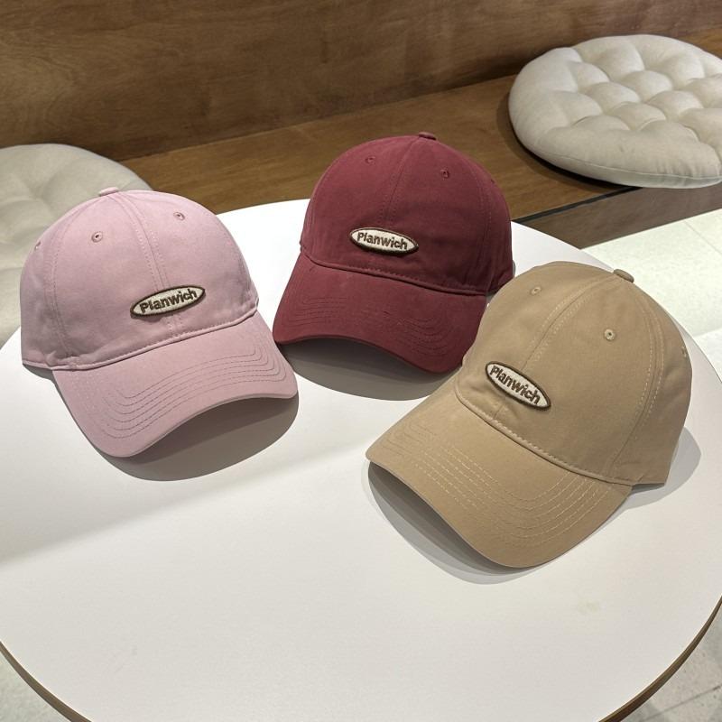 Simple letter embroidery hardtop baseball cap spring and summer new versatile casual face cap