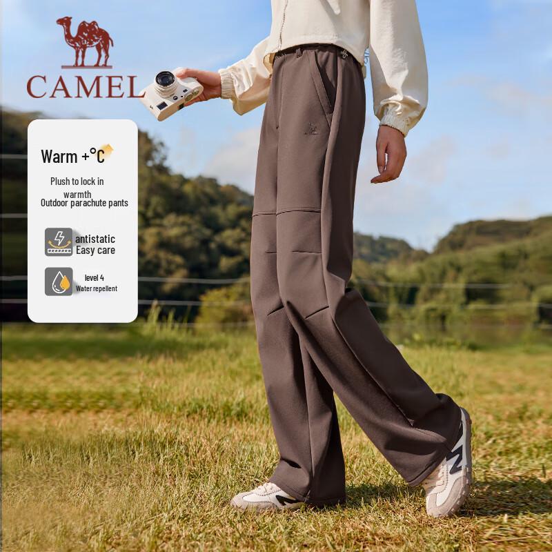 

CAMEL Fleece-Lined Windproof Waterproof Cargo Pants L