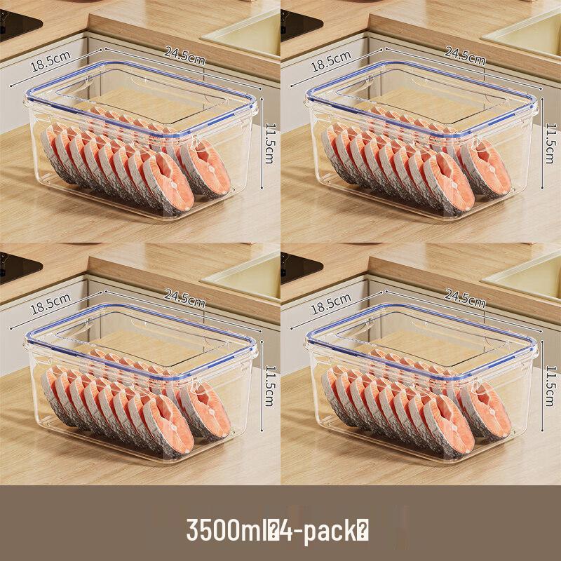Qiewei Glass Refrigerator & Freezer Food Storage Box