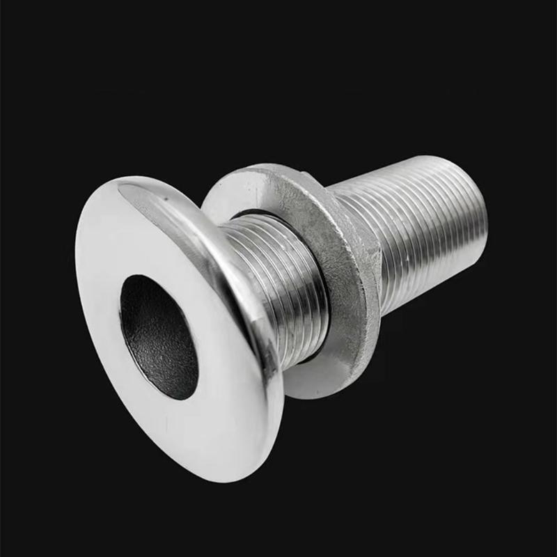 Boat Marine Drain Vent Yacht Water Outlet Port Bilge Drain Vent 316 Stainless Thru-Hull Valve Fitting 1 3/4 3/8 1/2Inch