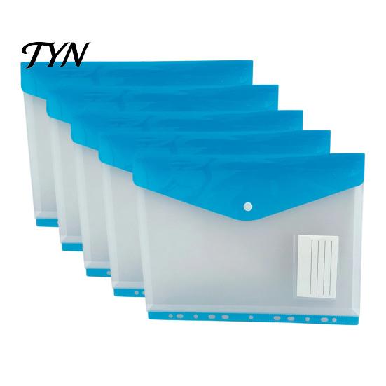 Portable Travel Folder 11 Hole Expanding File Pockets, Reusable PP Document Sleeves, Transparent Multi Purpose Storage Bag Waterproof Organizer