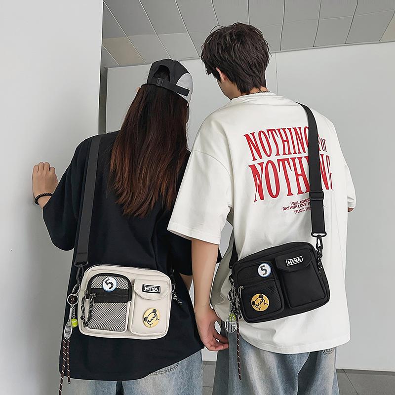 Gangfeng neutral tooling locomotive badge satchel new daily commuter mobile phone build messenger bag