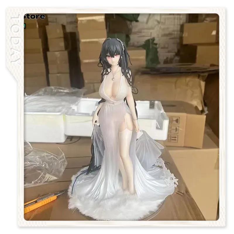Azur Lane Taihou Model White Dress Anime Busty Girl Pvc Statue 30cm Collectible Figure Desk Decoration For Anime Fans