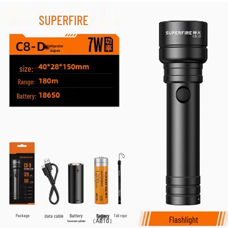 SupFire Rechargeable LED Flashlight Series