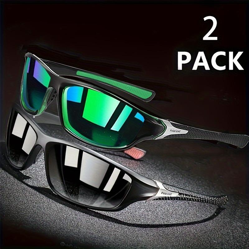 Fashion Polarized Sports Sunglasses, Retro Sunglasses, Men's and Women's Fishing and Cycling Glasses
