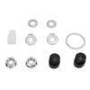 Steel Bicycle Hub Motor Nuts Washer Kit with 12mm Shaft for Universal Bike Component