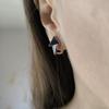 Silver Earrings with Cubic Zirkonia (2182924)