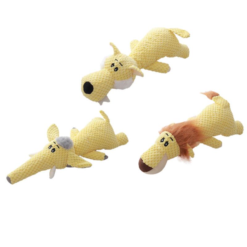 Funny Simulated Animal Dog Toys for Small Large Dogs with Squeakers Durable Plush Squeaky Dog Chew Toy Pet Products
