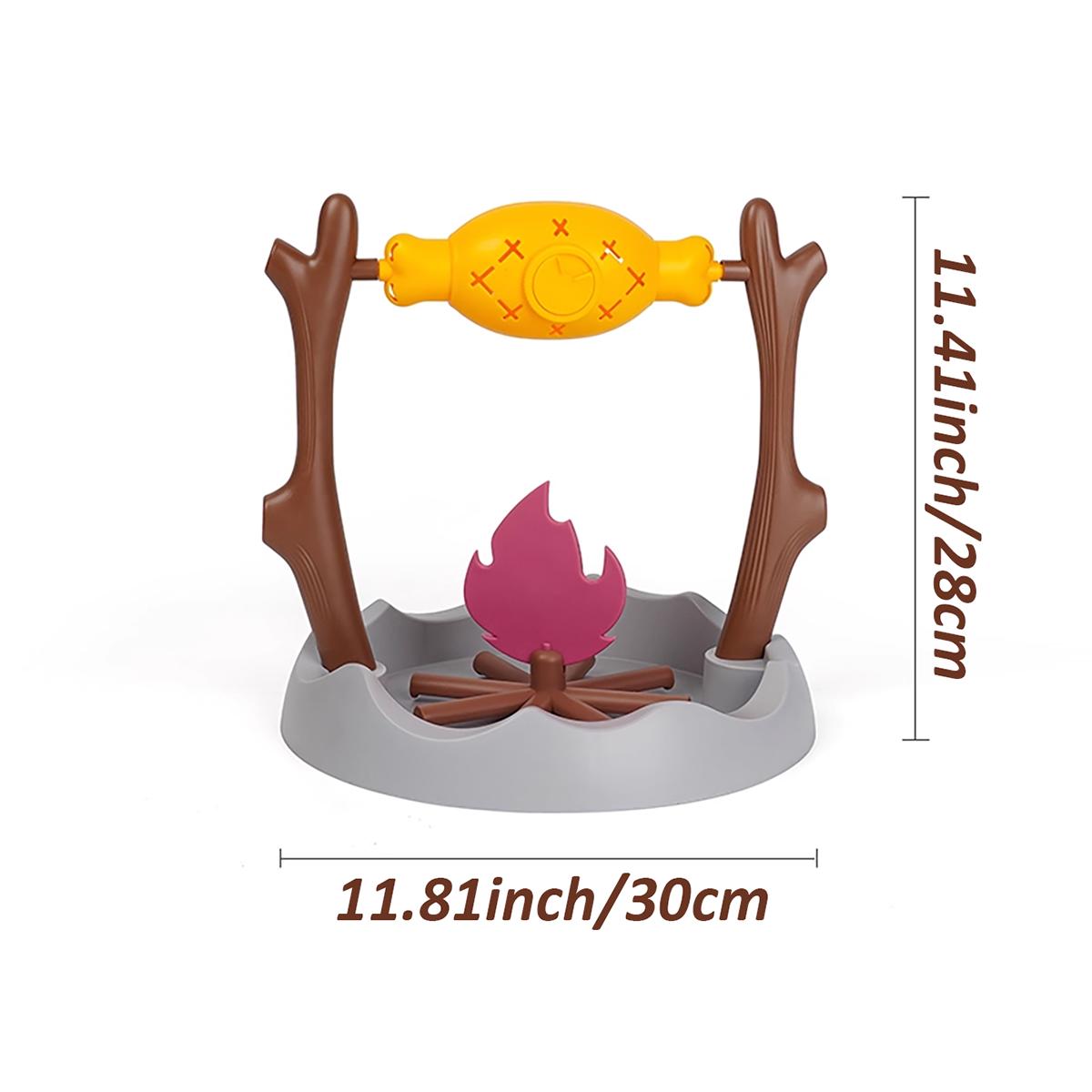 

Outdoor BBQ Shaped Interactive Cat Toy - Rolling Food Dispenser with Hidden Treats DIY Chew Toy for Kittens Christmas Gift Idea разноцветный