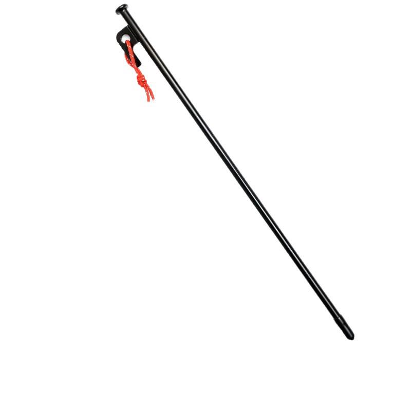 Outdoor Canopy Tent Peg Set with Thickened Ropes: Windproof, Extended Ground Steel Pegs for Camping and Beach.