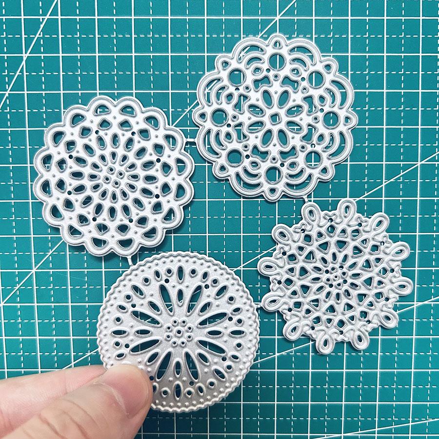Layered Lace Frame Metal Cutting Dies Stencil for DIY Scrapbooking Photo Album Embossing Paper Cards Crafts Diecuts
