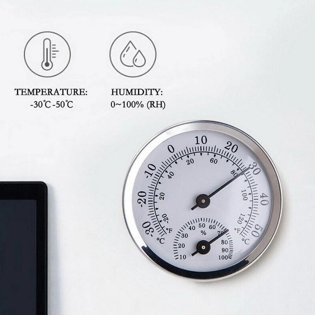 Mini Pointer Type Thermometer Hygrometer Indoor Room Electronic Temperature Humidity Meter Sensor Gauge for Home Thermometer