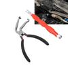 Electrical Disconnect Pliers 60 degrees  Bend Carbon Steel Fuel Line Hose Pliers with Double Ended Terminal Separator Removal Tool